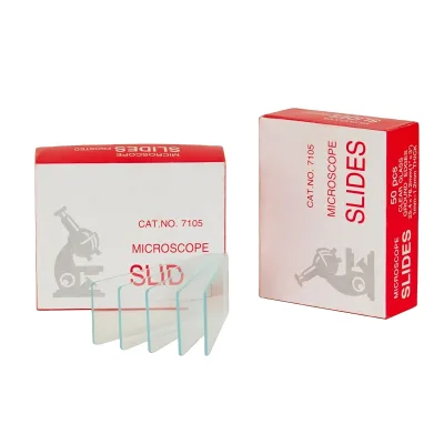 Disposable 7101 7102 7105 Plain/Frosted Microscope Slides 50pcs 72pcs Per Box Pre-Cleaned Lab Consumables CE ISO13485