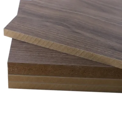 Milamine Mdf / Grey Board / Moisture Resistant Mdf Boards 12mm