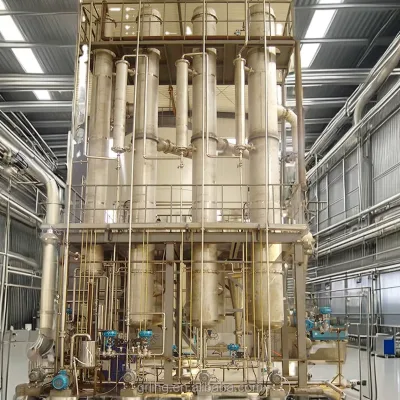 Falling Film Evaporator Steam-Powered Vacuum Distillation Equipment