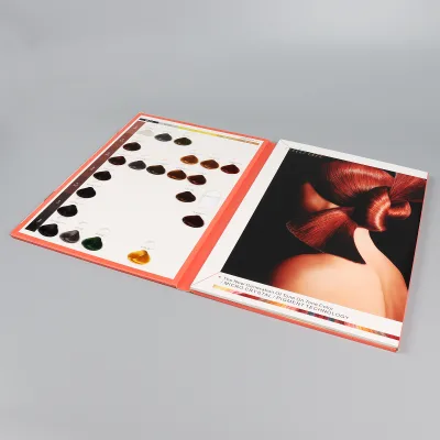 OEM Custom Private Labels 146 Color Shades Barber Hair Chart Palette Real Hair Texture for Display in Salon