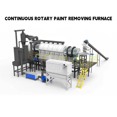 99% Delacquering Rate Aluminum UBC Cans Paint Removing Furnace Recycling Plant