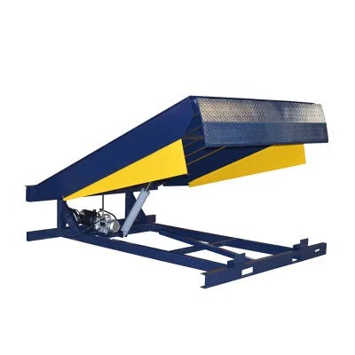 Stable Operation Stationary Hydraulic Loading Ramp 6-10Ton for Goods Distribution Warehouse