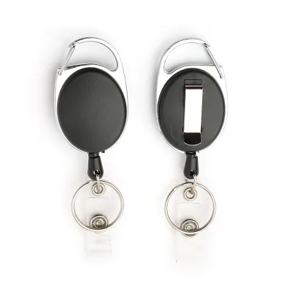 Customizable Outdoor Mountaineering Buckle Retractable Key Ring Key Rope Buckle