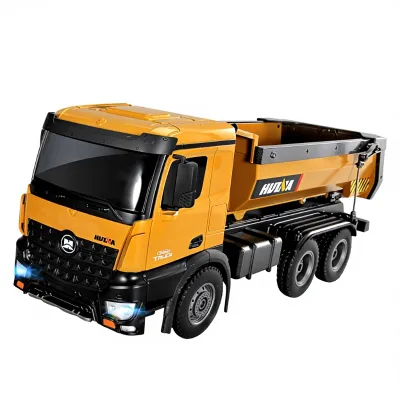 2026 New Electric RC Dump Truck 1:14 Scale Engineering Vehicle Model Alloy Earth Moving Truck Toy for Kids Construction