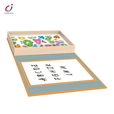 Chengji Educational Magnetic Alphabet Letters Puzzle Jigsaw Box Magnetic Expression Puzzle for Children