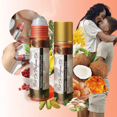 New Custom 30ml Eau De Parfum Ylang-Ylang Amber Fragrance Roller Parfum Roll-on Perfume Oil