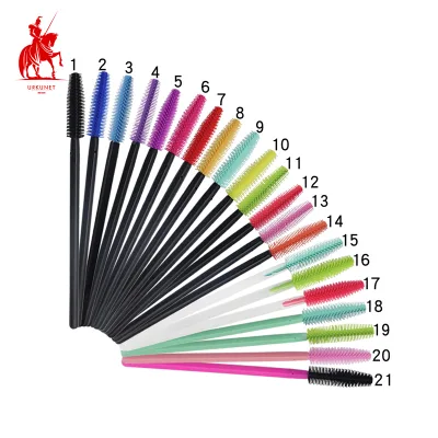 Silicone Travel Eyelash Mascara Brush Eyelash Washing Brush Disposable Mascara Brushes Eyelash Travel