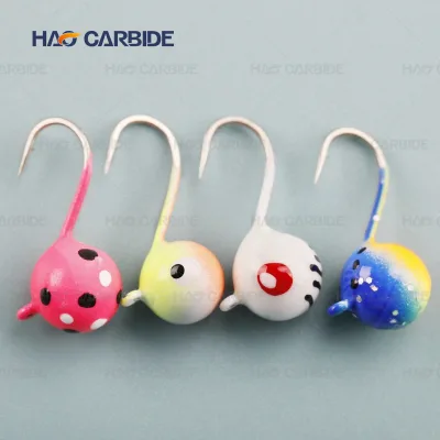 Tungsten Freshwater Ball Ice Jig Super Sensitive Ball Ice Jig for Catching Panfish, Crappie, Walleye, Perch