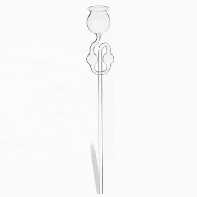 Tiandi Lab Borosilicate Glass Safe Funnel With Two Bulbs in Loop