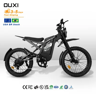 2026 Lithium Battery Powered Electric Bike rear Suspension High Speed Hydraulic Brake Off-Road E-bike
