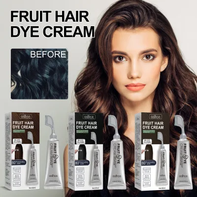 EELHOE Wholesale Gentle Long-lasting Easy to Color Fruit and Vegetable Hair Balm Hair Color Cream