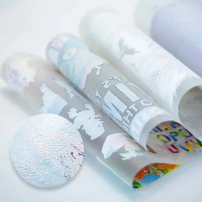 Wholesale High Quality Printing DTF Sticker Label Free Size DTF Thermal Heat Transfers Label