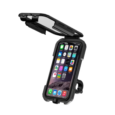 Wholesale Universal Size 360 Degree Rotation Bicycle Cell Phone Mount Flexible Waterproof Motorcycle Phone Holder for Outdoor