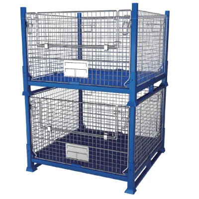 Fast Shipping Europe Style Storage Box Powder Coated Galvanized Stacking Box