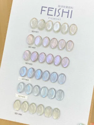 New Arrival Hot Sale 6-Color Plain Water Moonlight Cat Eye Nail Gel Set, Non-toxic UV Gel, Salon-Grade, Wholesale Available