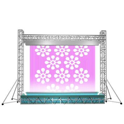 FREE DESIGN Make Digital Swim Pool Water Rain Curtain Projection