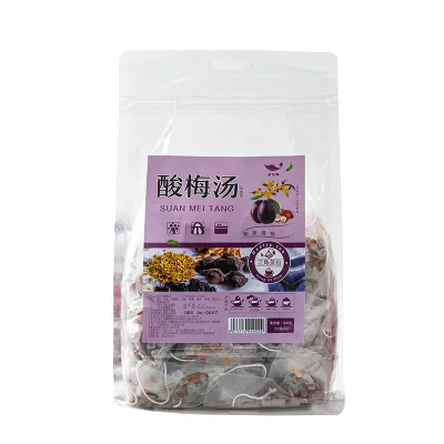 Health Drink Sour Plum Soup Tea Bag Triangle Tea Bag Herbal Tea