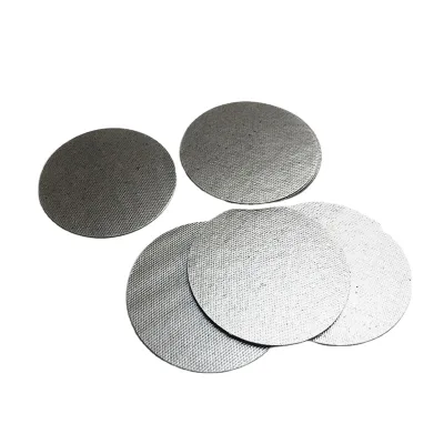 Custom Factory Stainless Steel Sintered Circular Woven Wire Mesh Filter Disc for Household Electric Power Source