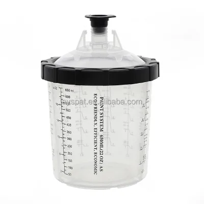 Spray Gun Cups 600ml 125mic/190mic for clear Coat Application