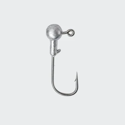 OEM1g-10gSharp Barb Saltwater Jig Head Hook for Carp and Mackerel Freshwater Bass Fishing with Round Lead Ball Jig in Streams