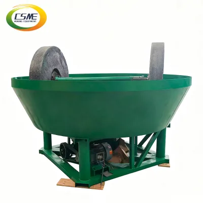 CE Certified 1400 Model Gold Wet Pan Mill,Ore Grinding Wheel Mill Replace Small Ball Mill for Gold Silver Copper Ore