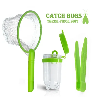 Outdoor Exploration Tools: Insect Catching Net, Observation Jar, Tweezers Set, Children's Insect Catching Kit