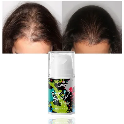 Custom Black Brown Liquid Hair Concealer 5-10 Days Instantly Creates Thicker Fuller Looking Scalp 50g Made Plastic Vacuum