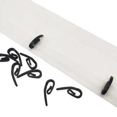 White Polyester Curtain Tape Cheap Factory Sale s Wave Curtain Tape
