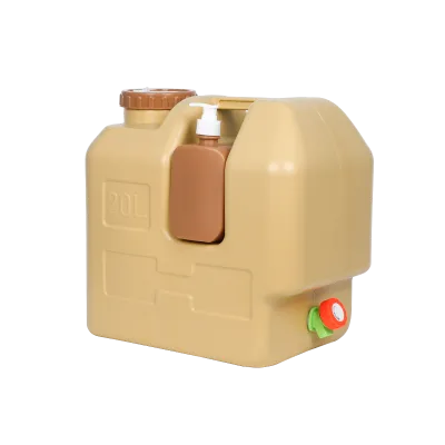 20 L (5 Gallon) BPA Free Water Jug with Spigot & Hand Sanitizer Bottle