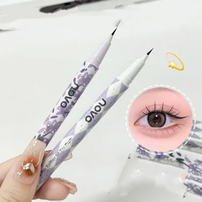 NOVO Water Activated Eyeliner Water-Black Ultra-Fine Liquid Eyeliner Pen Waterproof Sweat-Proof Smudge-Resistant