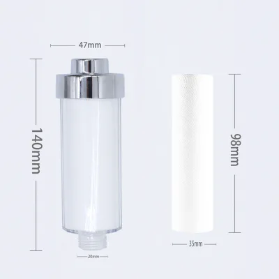 Factory Direct Sale Eco-Friendly Household Pp Cotton Water Filtration Shower Filter for Apartment Hotel Bathroom