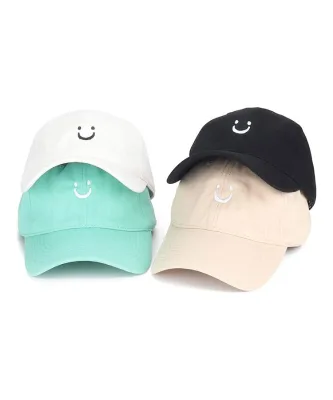 Unisex Custom 6-Panel Vintage Sporty Baseball Cap 100% Cotton Canvas Pearl Decoration Metal Buckle Closure 3D Embroidery