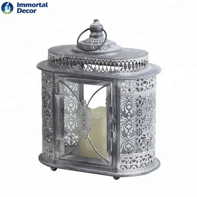 Country Lantern LED Candle Sconce