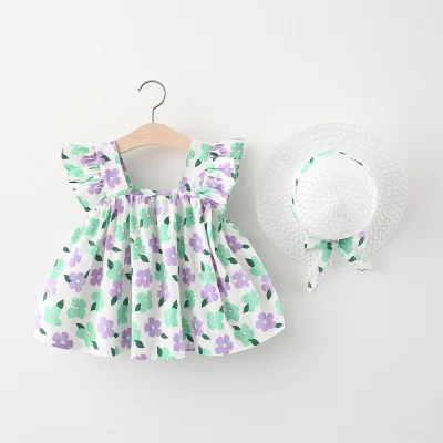 Wholesale Little Girls Pageant Dress Dressed Girl Simple White Baby Dresses For Toddler Summer Wearing