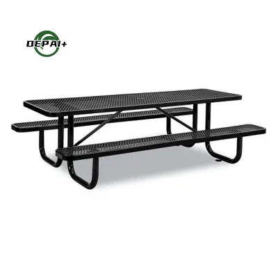 Heavy Duty Wholesale Rectangular Picnic Tables Park Benches Outdoor Bench and Tables Set Square Dining Table