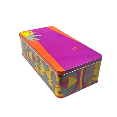 Packaging Custom Printed Cosmetic Boxes Custom Lunch Box Clear Cookie Square Tin Box