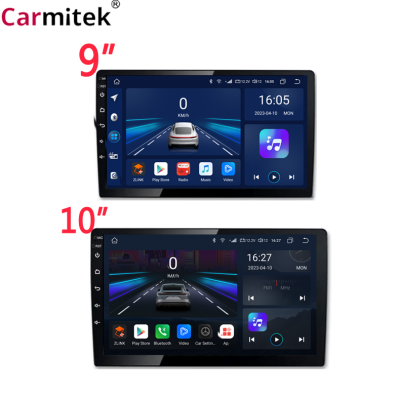 Carmitek 2G RAM 32G ROM Full Touch Android 11 Car GPS Multimedia Universal Navigation Head Unit Multimedia Stereo Player
