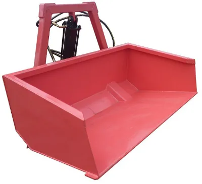 3 Point Hitch Linkage Tractor Farm Machinery Equipment 7FT Hydraulic Transport Box