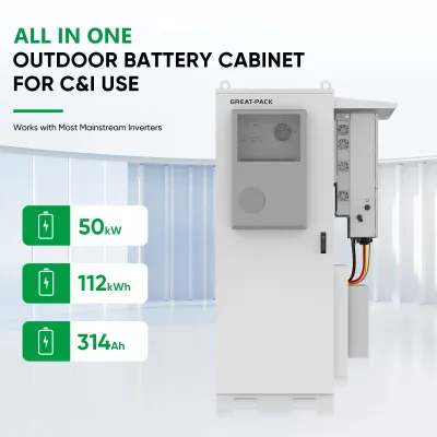 All in One ESS 112KWh Solar Hybrid Invertersystem Lifepo4 Battery Container for Commercial Farm Mining 112 kwh Battery Storage