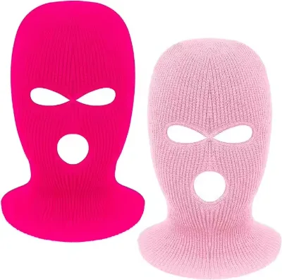 Fashion Custom Logo Winter Knit OEM Own Logo Unisex Knitted Ski Mask Balaclavas