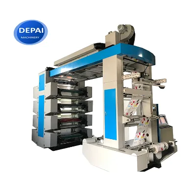 8-color Flexo Printing Machine with Multiple Color Options for Supermarket Tote Bags