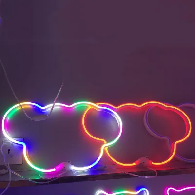 Rainproof Lighting Home Bar Store Neon Light Signs Decoration Signboard logo Letters Reasonable 220V Led Box Lamp Factory