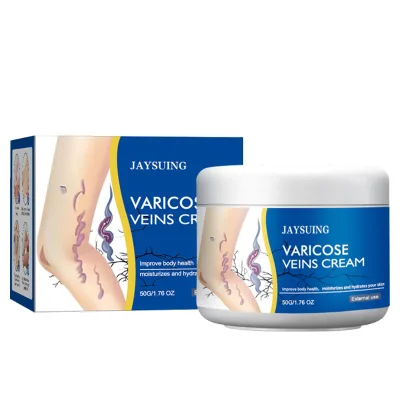 Hot Sale Leg Care Product JAYSUING Natural Extracts Soothing Swelling Varicose Veins Cream for Pain Relief