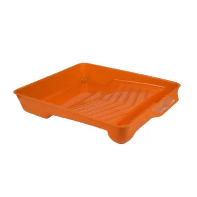 Wholesale High Quality Orange Plastic Paint Tray for 9 Inch Roller Painting Paint Tray