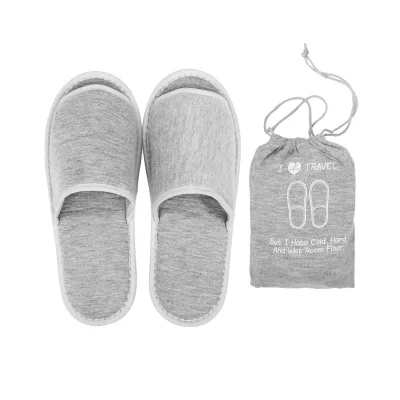 Unisex Portable Travel Bag Package House Slipper Customize Foldable Hotel Slipper Indoor Slipper