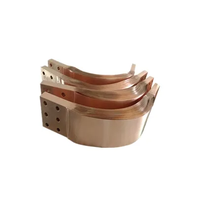 Flexible Bare Copper Braided Wire Flat Copper Mesh Braided Wire  Flexible Bare Copper Braid Wire