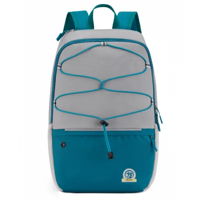 Green Grey JINBOSHENG Sports Running Backpack Reflective Strip Water Resistant Riding Bag Zipper Closure for Cycling Hiking