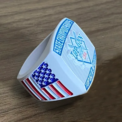 High Quality Customized Championship Ring, Top Gun Sports Championship Ring