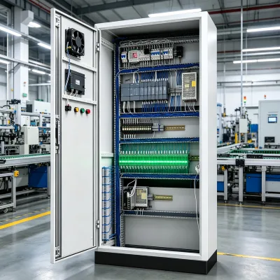 Energy Saving HVAC Electrical Control Cabinet and Panel with Temperature and Modbus Communication for Building Comfort PLC