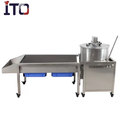 Factory Price High Efficiency Table Top Automatic Gas Ball Popcorn Maker Machine